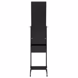 vidaXL Free-Standing Mirror Makeup Mirror with LED Full Length Vanity Mirror - black - Additional view 10
