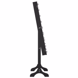 vidaXL Free-Standing Mirror Makeup Mirror with LED Full Length Vanity Mirror - black - Additional view 9