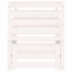 vidaXL Composter Solid Wood Pine Multi Colours 63.5x63.5x77.5/82.5x82.5x99.5cm - white pine, 63.5 x 63.5 x 77.5 cm - Additional view 4