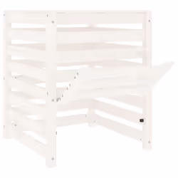 vidaXL Composter Solid Wood Pine Multi Colours 63.5x63.5x77.5/82.5x82.5x99.5cm - white pine, 63.5 x 63.5 x 77.5 cm - Additional view 5