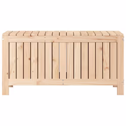 vidaXL Garden Storage Box Outdoor Storage Box Tool Shed Patio Solid Wood Pine - natural pine, 108 x 42.5 x 54 cm - Additional view 5