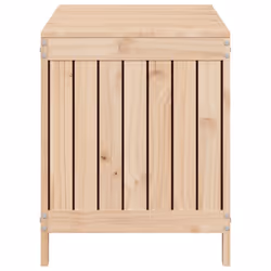 vidaXL Garden Storage Box Outdoor Storage Box Tool Shed Patio Solid Wood Pine - natural pine, 115 x 49 x 60 cm - Additional view 6