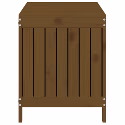 vidaXL Garden Storage Box Outdoor Storage Box Tool Shed Patio Solid Wood Pine - honey brown pine, 115 x 49 x 60 cm - Additional view 6