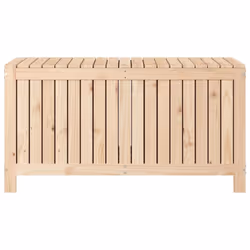 vidaXL Garden Storage Box Outdoor Storage Box Tool Shed Patio Solid Wood Pine - natural pine, 121 x 55 x 64 cm - Additional view 5