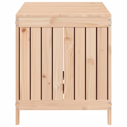 vidaXL Garden Storage Box Outdoor Storage Box Tool Shed Patio Solid Wood Pine - natural pine, 121 x 55 x 64 cm - Additional view 6