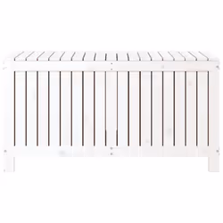 vidaXL Garden Storage Box Outdoor Storage Box Tool Shed Patio Solid Wood Pine - white pine, 121 x 55 x 64 cm - Additional view 5