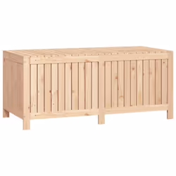 vidaXL Garden Storage Box Outdoor Storage Box Tool Shed Patio Solid Wood Pine - natural pine, 147 x 68 x 64 cm - Additional view 4