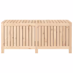 vidaXL Garden Storage Box Outdoor Storage Box Tool Shed Patio Solid Wood Pine - natural pine, 147 x 68 x 64 cm - Additional view 5