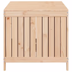 vidaXL Garden Storage Box Outdoor Storage Box Tool Shed Patio Solid Wood Pine - natural pine, 147 x 68 x 64 cm - Additional view 6