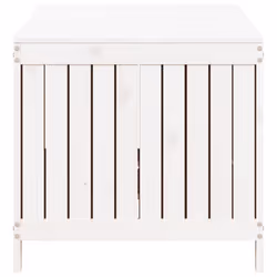 vidaXL Garden Storage Box Outdoor Storage Box Tool Shed Patio Solid Wood Pine - white pine, 147 x 68 x 64 cm - Additional view 6