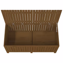 vidaXL Garden Storage Box Outdoor Storage Box Tool Shed Patio Solid Wood Pine - honey brown pine, 147 x 68 x 64 cm - Additional view 7