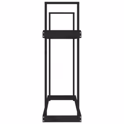 vidaXL Solid Wood Pine Firewood Rack Log Store Wood Shed Holder Multi Colours - black - Additional view 5