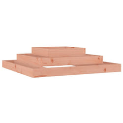 vidaXL Solid Wood Pine Planter Raised Bed Multi Colours 110x110x27/80x80x27 cm - natural douglas, 110 x 110 x 27 cm