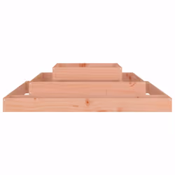 vidaXL Solid Wood Pine Planter Raised Bed Multi Colours 110x110x27/80x80x27 cm - natural douglas, 110 x 110 x 27 cm - Additional view 4