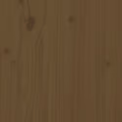 vidaXL Solid Wood Pine Planter Raised Bed Planter Flower Box Wooden Plant Pot - honey brown, 80 x 80 x 27 cm - Additional view 5