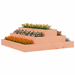 vidaXL Planter Raised Bed Planter Pot Garden Flower Pot Solid Wood Douglas