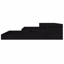 vidaXL Solid Wood Pine Planter Raised Bed Multi Colours 107x107x27/78x78x27 cm - black, 107 x 107 x 27 cm - Additional view 4