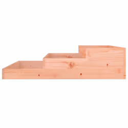 vidaXL Solid Wood Pine Planter Raised Bed Multi Colours 107x107x27/78x78x27 cm - natural douglas, 107 x 107 x 27 cm - Additional view 4