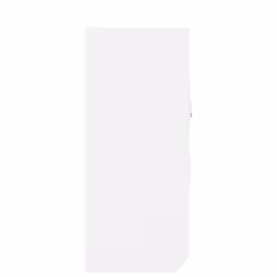 vidaXL Key Cabinet White Engineered Wood and Steel Floating Display Shelf - Additional view 6