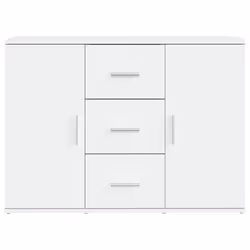 vidaXL Sideboard Storage Cabinet Cupboard Highboard Cabinet Engineered Wood - white - Additional view 5