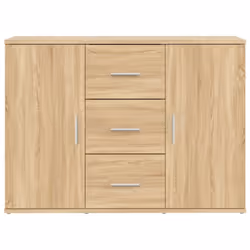 vidaXL Sideboard Storage Cabinet Cupboard Highboard Cabinet Engineered Wood - sonoma oak - Additional view 5
