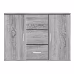 vidaXL Sideboard Storage Cabinet Cupboard Highboard Cabinet Engineered Wood - grey sonoma - Additional view 5