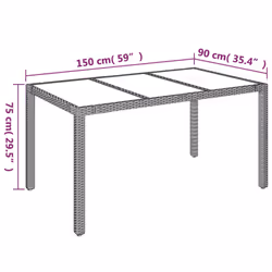 VidaXL 319900 outdoor table - Additional view 7