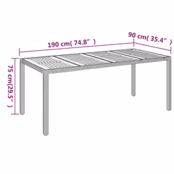 VidaXL 319902 outdoor table - Additional view 7