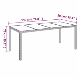 VidaXL 319904 outdoor table - Additional view 7