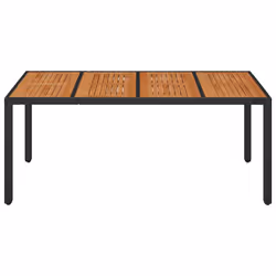 VidaXL 319905 outdoor table Black