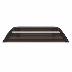 vidaXL Door Canopy Window Outdoor Awning Rain Shelter Roof Black Polycarbonate - Additional view 4