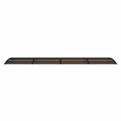 vidaXL Door Canopy Window Outdoor Awning Rain Shelter Roof Black Polycarbonate - Additional view 4