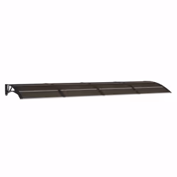 vidaXL Door Canopy Black 350x100 cm Polycarbonate Outdoor Awning Rain Shelter - Additional view 2