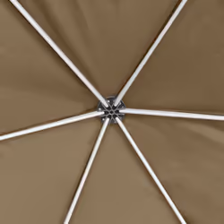 vidaXL Hexagonal Pop-Up Marquee with Sidewalls 3.6x3.1 m Taupe 220g/mÂ² Canopy - Additional view 6