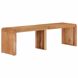vidaXL Bench Hall Dining Bench Seating Wooden Bench Chair Solid Wood Acacia - Additional view 7