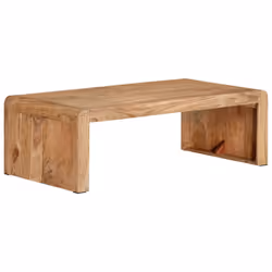 vidaXL Coffee Table Dining Table Wooden Side Tea End Table Solid Wood Acacia - Additional view 8