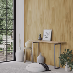 vidaXL Wall Panels Wood Look PVC 2.06 mÂ² 3D Wall Paper Cladding Wall Covering - light brown, oak wood - Additional view 5
