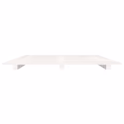 vidaXL Bed Frame Bedroom Bedstead Bed Base Mattress Foundation Solid Wood Pine - white, 100 x 200 cm - Additional view 4