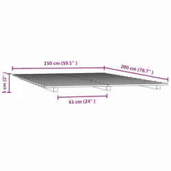 VidaXL 824573 bed frame - Additional view 8