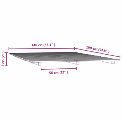 VidaXL 824603 bed frame - Additional view 8