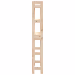 vidaXL Solid Wood Pine Toilet Rack Wooden Bathroom Space Saver Multi Colours - natural - Additional view 6