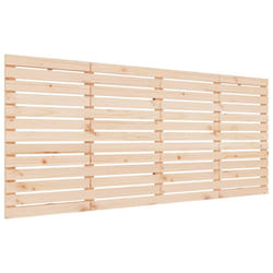 vidaXL Wall Headboard Bedroom Bed Header Decor Bed Headboard Solid Wood Pine - brown, 206 x 3 x 91.5 cm