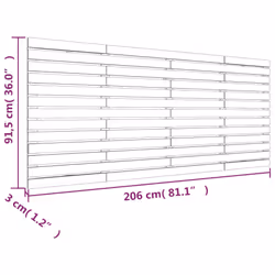 VidaXL 824671 headboard/footboard Brown - Additional view 8