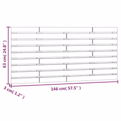VidaXL 824684 headboard/footboard White - Additional view 8
