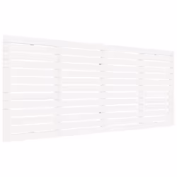 VidaXL 824699, White, Pinewood, 1660 mm, 91.5 cm, 30 mm