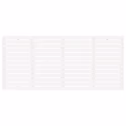 VidaXL 824699 headboard/footboard White - Additional view 4