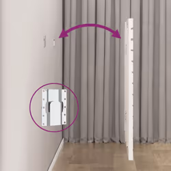 VidaXL 824699 headboard/footboard White - Additional view 6