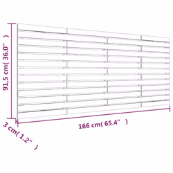 VidaXL 824699 headboard/footboard White - Additional view 8