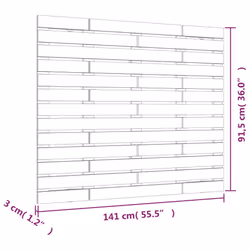 VidaXL 824709 headboard/footboard White - Additional view 7