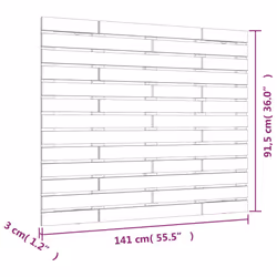 VidaXL 824711 headboard/footboard Brown - Additional view 8